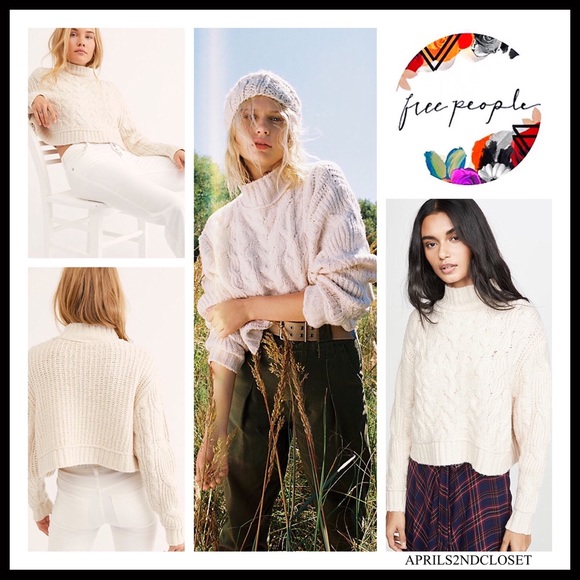 FREE PEOPLE BOHO PULLOVER LUXE KNIT SWEATER A2C - Picture 7 of 15